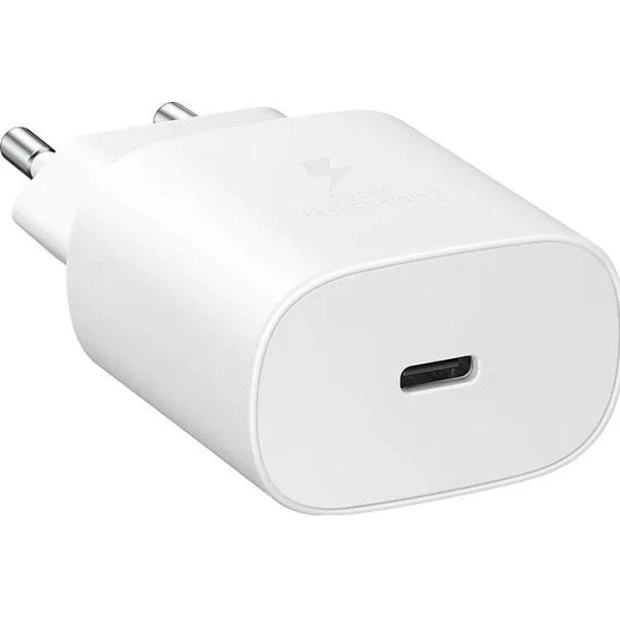 Samsung EP-TA800 25W Power Adapter (1 Type-C) + Type-C Cable (White)