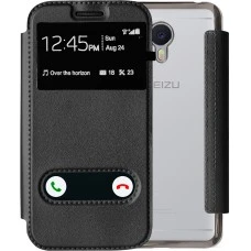 Чехол-книжка View Cover Shine Meizu M3 Mini / M3s Mini (Черный)