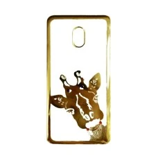 Силикон Kingxbar Diamond Meizu M5S (Жираф, Золотой)