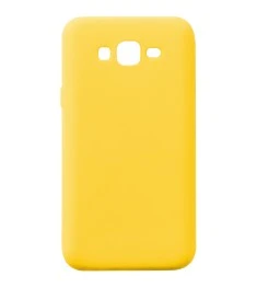 Силикон iNavi Color Samsung Galaxy J7 (2015) J700 (желтый)