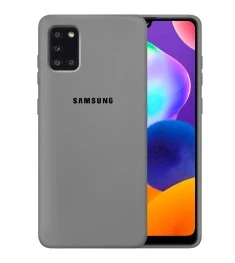 Силикон Original 360 Case Logo Samsung Galaxy A31 (2020) (Серый)