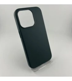 Чохол WAVE Premium Leather Edition Case з MagSafe для iPhone 15 Pro (Лісовий Зел..
