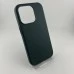 Чохол WAVE Premium Leather Edition Case з MagSafe для iPhone 15 Pro (Лісовий Зелений)