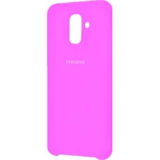 Силиконовый чехол Original Case Samsung Galaxy A6 Plus (2018) A605 (Розовый)