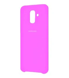 Силикон Original Case Samsung Galaxy A6 Plus (2018) A605 (Розовый)