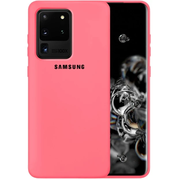 Силіконовий Original 360 чохол для Samsung Galaxy S20 Ultra (Полуничний)