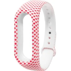 Ремешок Original Design Xiaomi Mi Band 2 Рисунок (Розовые точки)