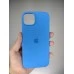 Оригінальний силіконовий чохол для Apple iPhone 15 Plus (12) у кольорі королівський синій.