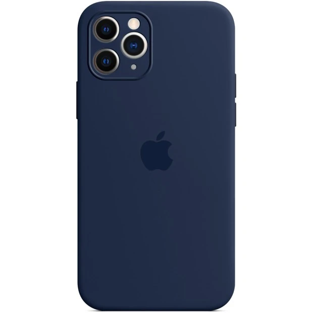 Силикон Original RoundCam Case Apple iPhone 11 Pro Max (09) Midnight Blue