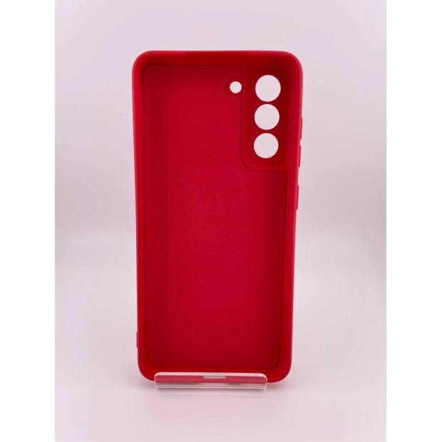Силикон Original ShutCam Samsung Galaxy S21 FE (Тёмно-красный)
