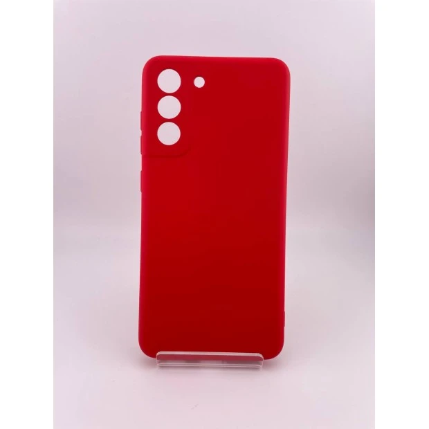 Силикон Original ShutCam Samsung Galaxy S21 FE (Тёмно-красный)