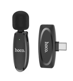 Бездротовий петличний мікрофон Hoco L15 (Type-C) (Чорний)