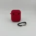 Чохол для навушників Full Silicone Case with Microfiber Apple AirPods (60) Fuchsia