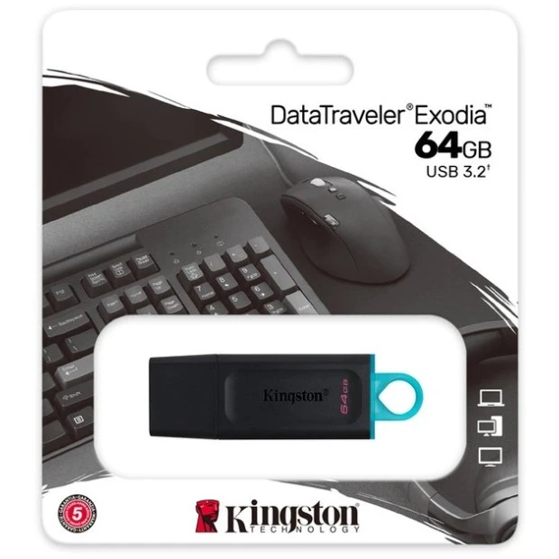 USB 3.2 флеш-накопитель Kingston DataTraveler Exodia DTX 64Gb