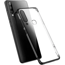 Силиконовый чехол UMKU Line Vivo Y15 / Y17 (Чёрный)
