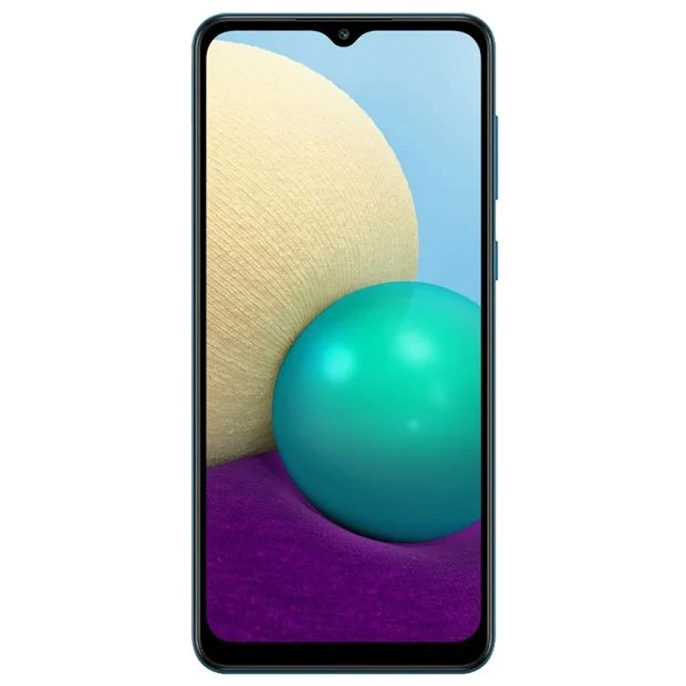 Мобільний телефон Samsung Galaxy A02 2 / 32Gb (Синій) (Стан A+) Вживаний
