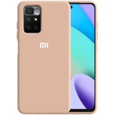 Силикон Original 360 Case Logo Xiaomi Redmi 10 (Пудровый)
