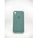 Чохол Силіконовий Оригінальний Квадратно-Круглий для Apple iPhone XR (55) Чорнувато-Зелений Чохол Силіконовий Оригінальний Квадратно-Круглий для Apple iPhone XR (55) Чорнувато-Зелений