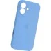 Силіконовий оригінальний чохол RoundCam для Apple iPhone 16 (20) синій Силіконовий оригінальний чохол RoundCam для Apple iPhone 16 (20) синій