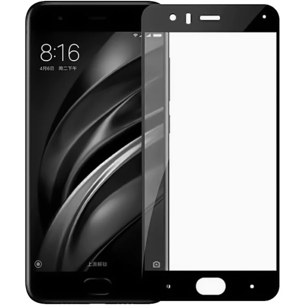 Защитное стекло 5D Standard Xiaomi Mi6 Black