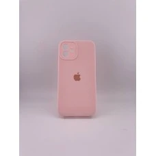 Силикон Original RoundCam Case Apple iPhone 12 (76) Chalk Pink