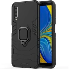 Бронь-чехол Ring Armor Case Samsung Galaxy A7 (2018) A750 (Чёрный)