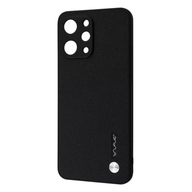 Чохол WAVE Leather Case для Xiaomi Redmi 12 4G (чорний)