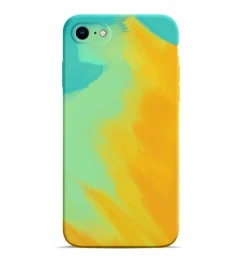 Силикон WAVE Watercolor Case iPhone 7 / 8 / SE 2 (yellow/dark green)