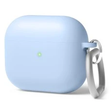 Чохол для навушників Full Silicone Case Apple AirPods 3 (15) Бузковий