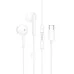 Wired earphones with microphone Hoco M95 (Type-C) (White) Wired earphones with microphone Hoco M95 (Type-C) (White)