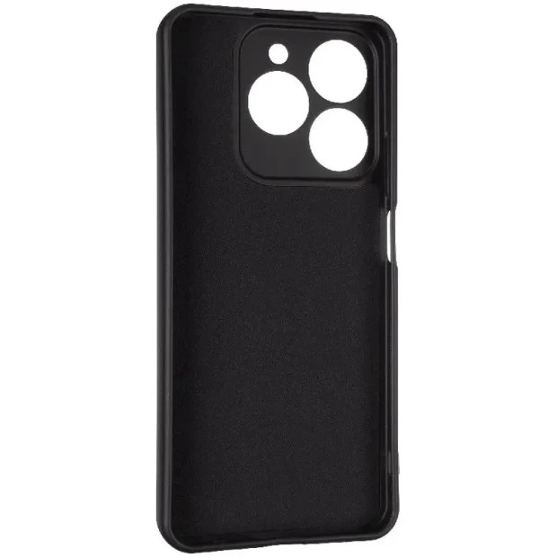 Силіконовий чохол для Realme C63 4G  /  C61 4G (ShutCam) (Чорний)