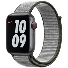Ремешок Nylon Apple Watch 38 / 40 mm (Серо-белый)