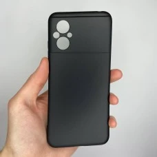 Силіконовий графітовий чохол Xiaomi Poco M5 (ShutCam) (Чорний)