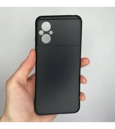 Силіконовий графітовий чохол Xiaomi Poco M5 (ShutCam) (Чорний)