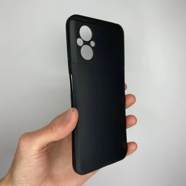 Силіконовий графітовий чохол Xiaomi Poco M5 (ShutCam) (Чорний)