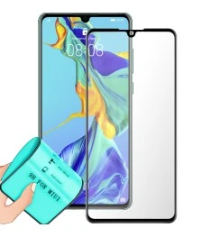 Защитное стекло 5D Ceramic Huawei P30 Black