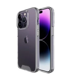 Силикон Space Case Premium Apple iPhone 14 Pro Max (Прозрачный)