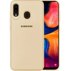 Силиконовый чехол Junket Case Samsung Galaxy A20 / A30 (2019) (Пудра)