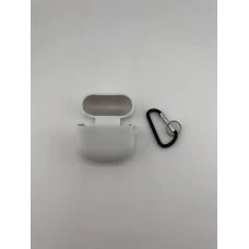 Чохол для навушників Full Silicone Case with Microfiber Apple AirPods 4 (06) Білий
