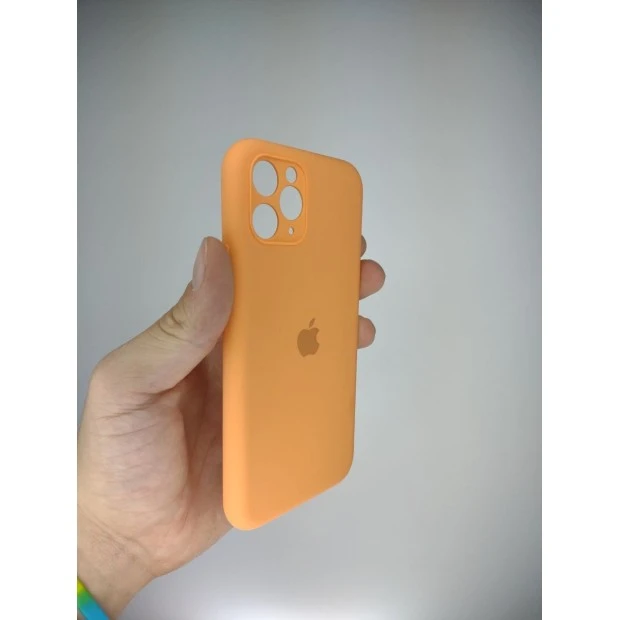 Силіконовий чохол Original RoundCam для Apple iPhone 11 Pro (11) Персиковий