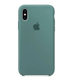 Силикон Original Case Apple iPhone X / XS (55) Blackish Green