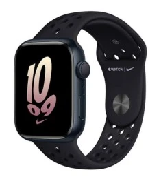 Смарт-часы Apple Watch Series 8 45mm (Black) (Black Sport) (Grade A+) 100% Б/У O..