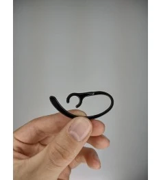 Pivoting plastic ear hook for Bluetooth headset (8mm) (Black)