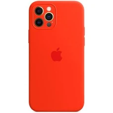 Силикон Original RoundCam Case Apple iPhone 12 Pro Max (05) Product RED