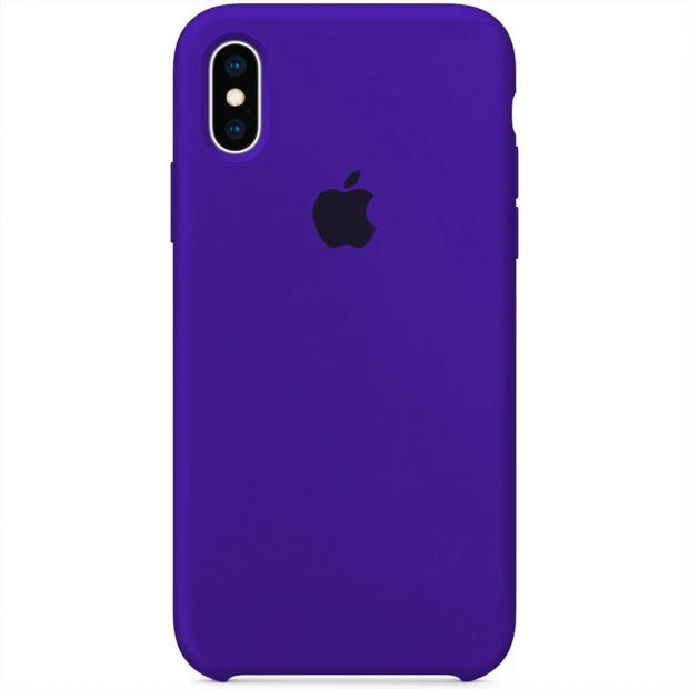 Чехол Силикон Original Case Apple iPhone X / XS (02) Ultra Violet
