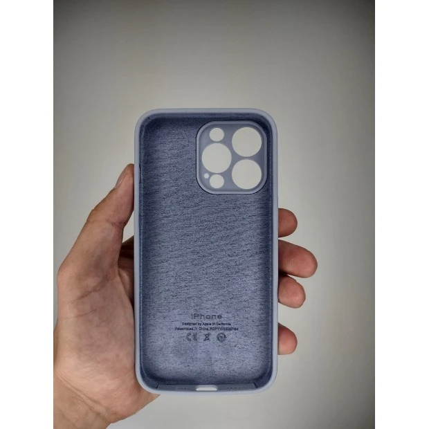 Силикон Original RoundCam Apple iPhone 13 Pro (Sierra Blue)
