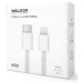 USB-кабель Walker C860 30W (1м) (Type-C to Lightning) (Білий)