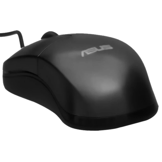 Мышь проводная Asus 1200 CPI (Чёрный)