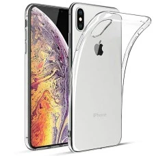 Силиконовый чехол WS Apple iPhone XS Max (прозрачный)