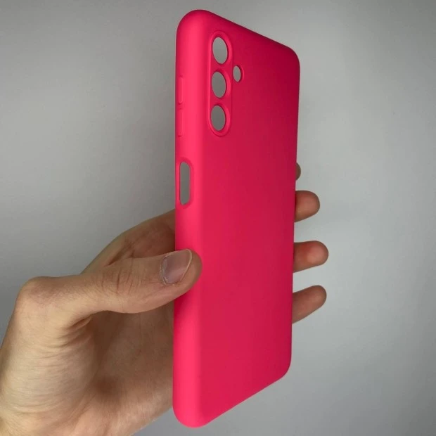 Силіконовий оригінальний 360 чохол для Samsung Galaxy A04S (2022) (ShutCam) (Малиновий)